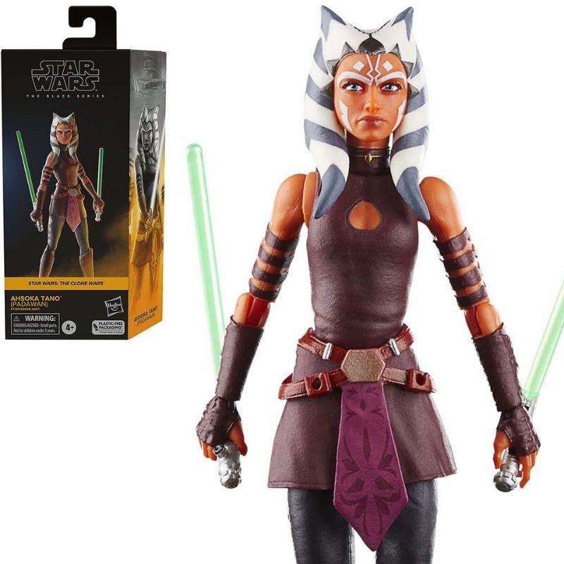 Star Wars The Black Series Ahsoka Tano (Padawan) 6-Inch Action Figure ...